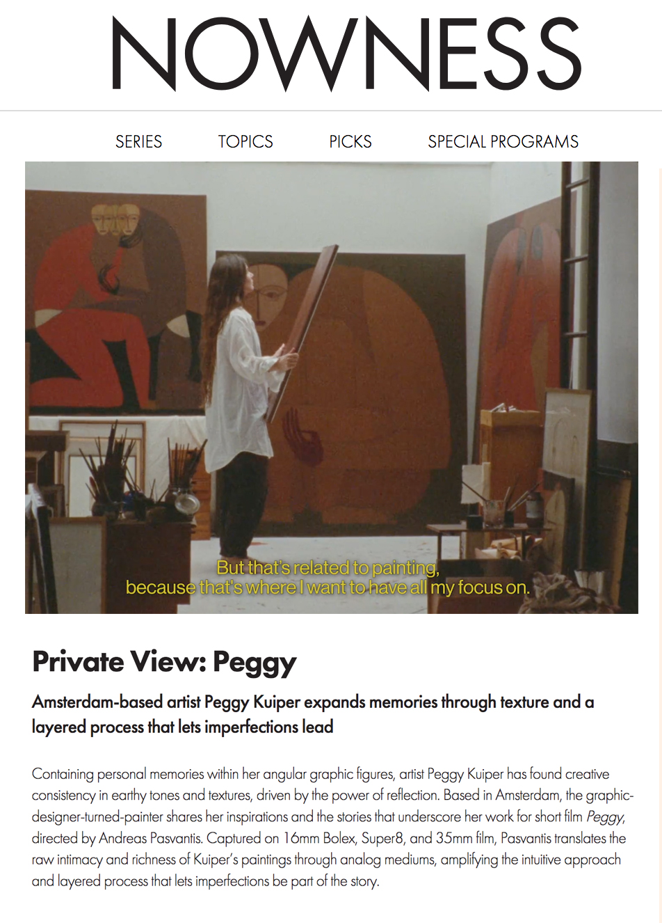 Nowness - Peggy Kuiper - peggykuiper.com
